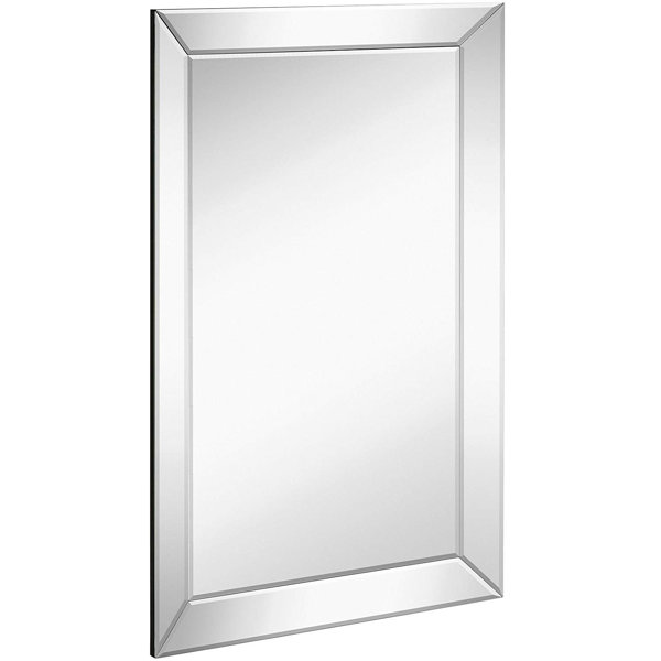 Latitude Run® Beveled Frameless Bathroom Mirror Wayfair